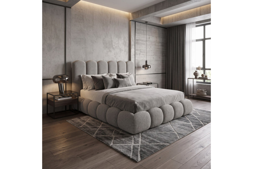 Pat Tapițat MAREA – Design cu Volume Moi, Inspirat din Valuri