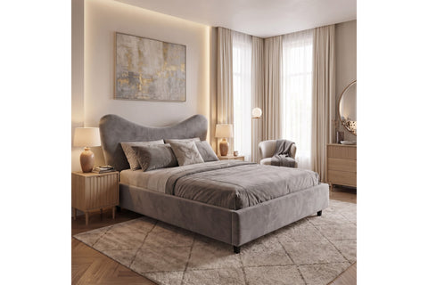 Pat Tapițat FLUTURE 160x200 – Design Elegant Inspirat din Natură