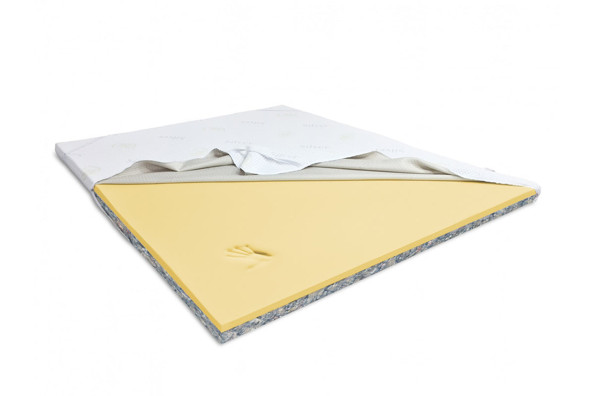 Topper Memory 6 cm cu Husa Detasabila - Spuma si Memorie