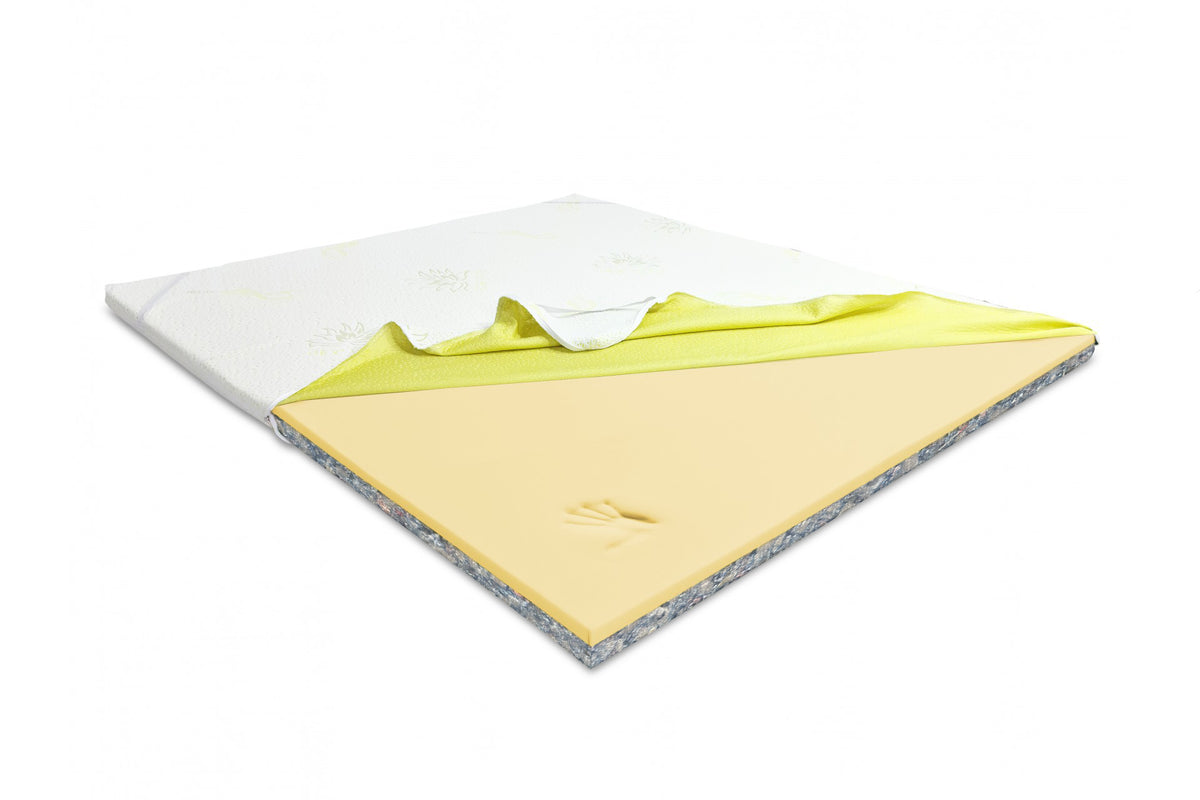 Topper Memory 6 cm cu Husa Detasabila - Spuma si Memorie