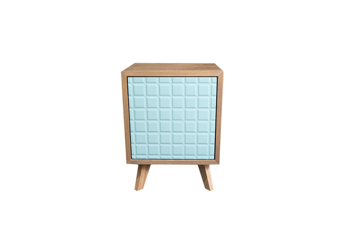 Noptieră din Stejar Masiv și MDF Vopsit – Design Modern și Calitate Premium