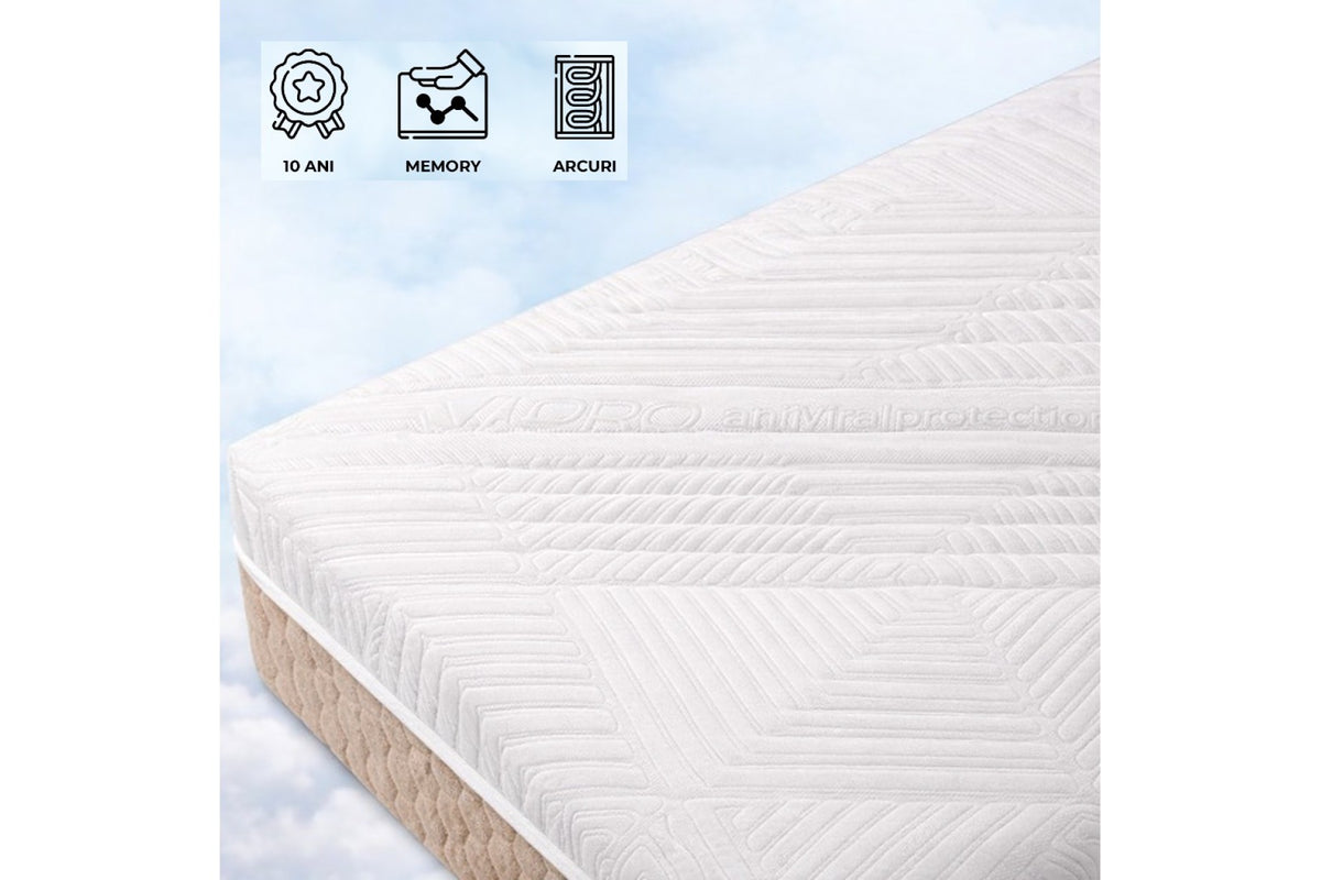 Saltea SUPER SPRING HOTEL MEMORY 26 cm – Pocket Springs, Memory Foam si Confort de Lux