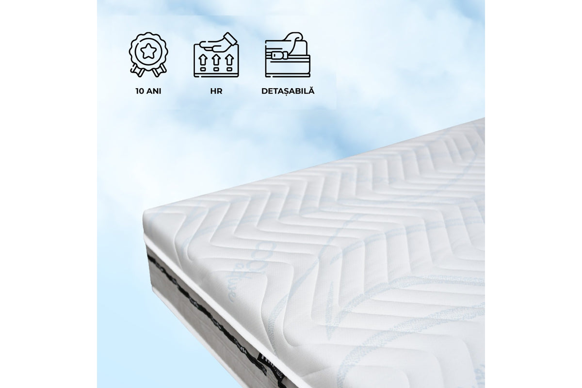 Saltea SUPER TARE HR 30 cm – Inaltime Maxima, 7 cm Spuma HR si Tehnologie Cool Wave
