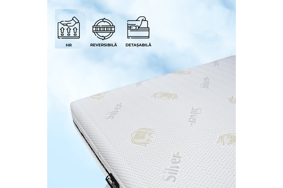 Saltea RELAXARE SUPER DENSITY 20 cm – Spuma HR, Sustinere Superortopedica si Sistem de aerisire