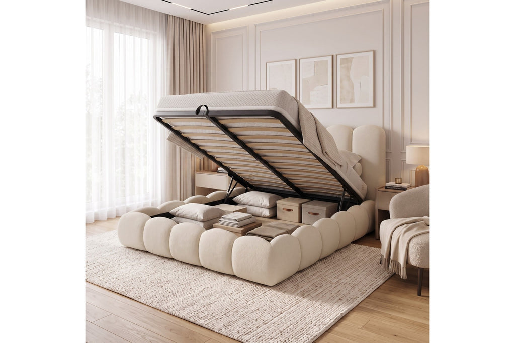 Pat Tapițat MAREA – Design cu Volume Moi, Inspirat din Valuri