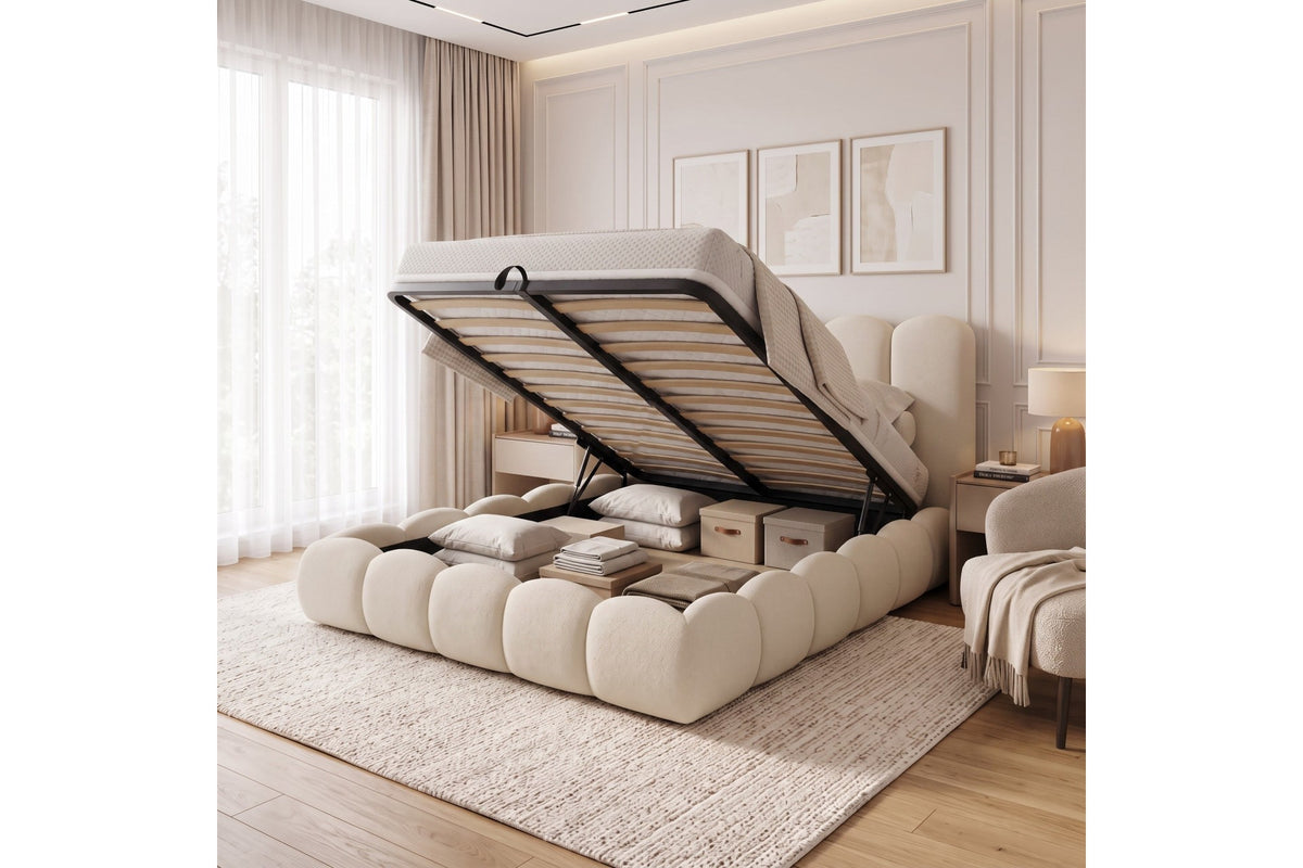 Pat Tapițat MAREA – Design cu Volume Moi, Inspirat din Valuri