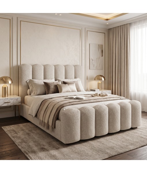 Pat Tapițat AMOS SIRI – Design Impunător cu Forme Rotunjite